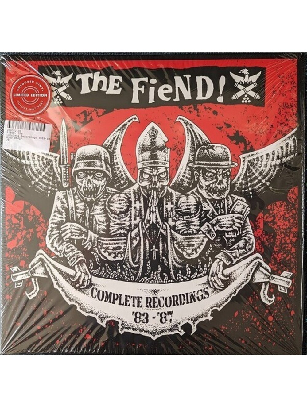 THE FIEND - COMPLETE RECORDINGS '83-'87 2x LP VINYL RECORD discharge d beat punk